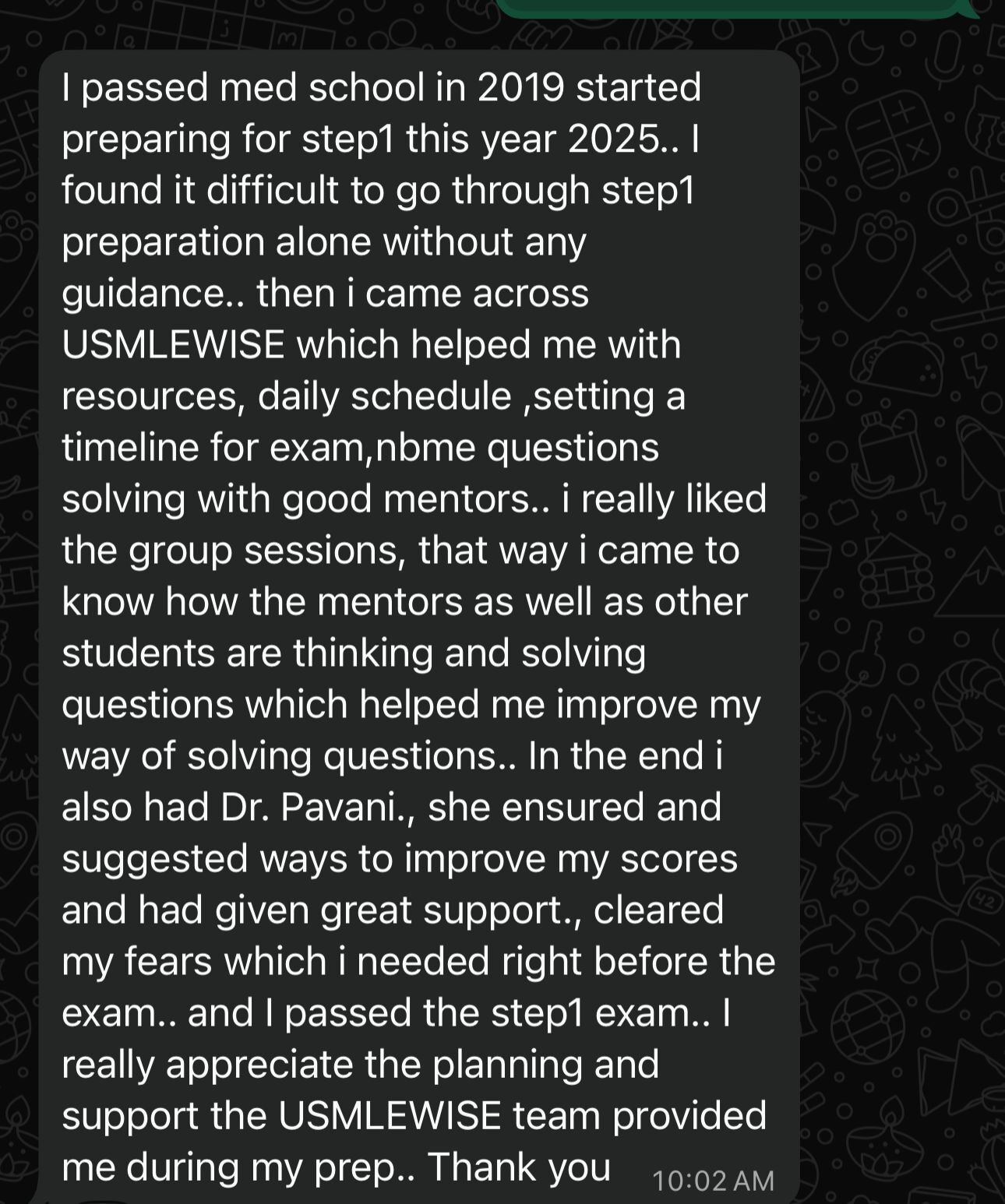 Coaching testimonial