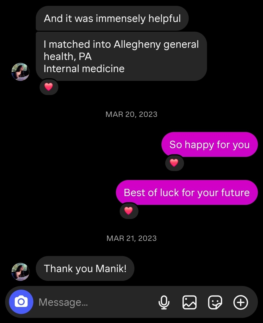 USMLE Wise student match testimonial