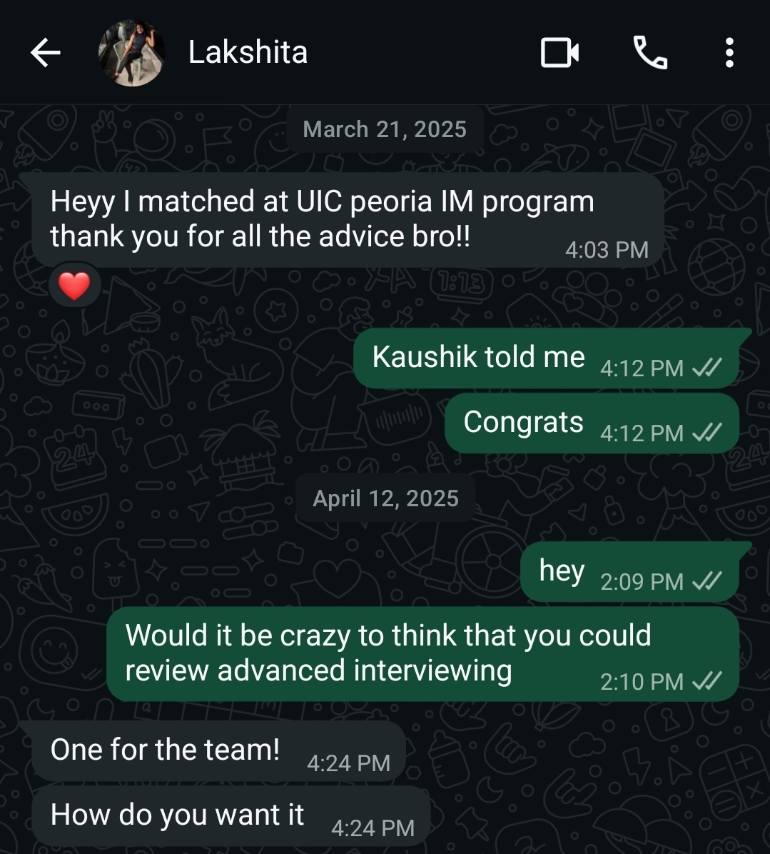 USMLE Wise student match testimonial