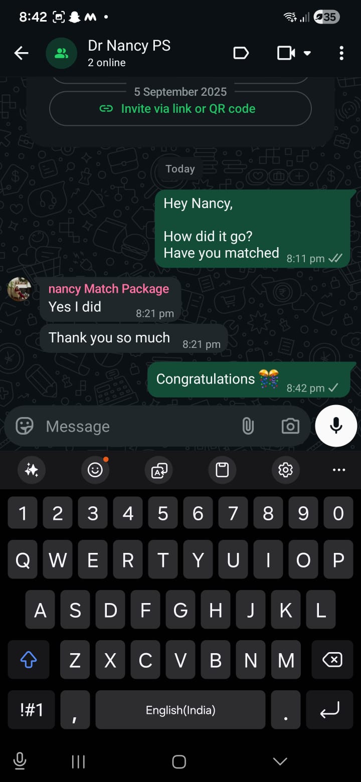 USMLE Wise student match testimonial