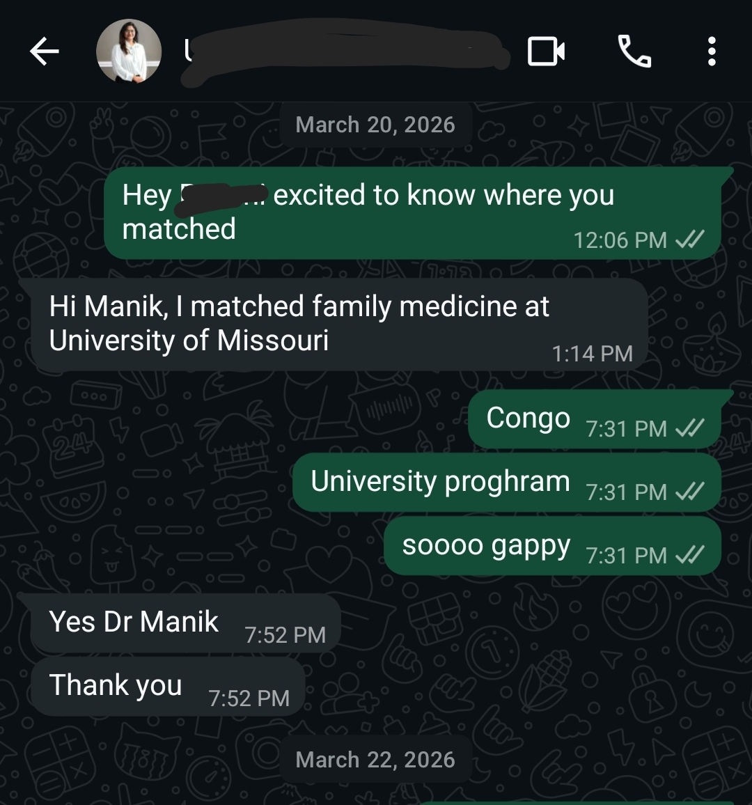 USMLE Wise student match testimonial