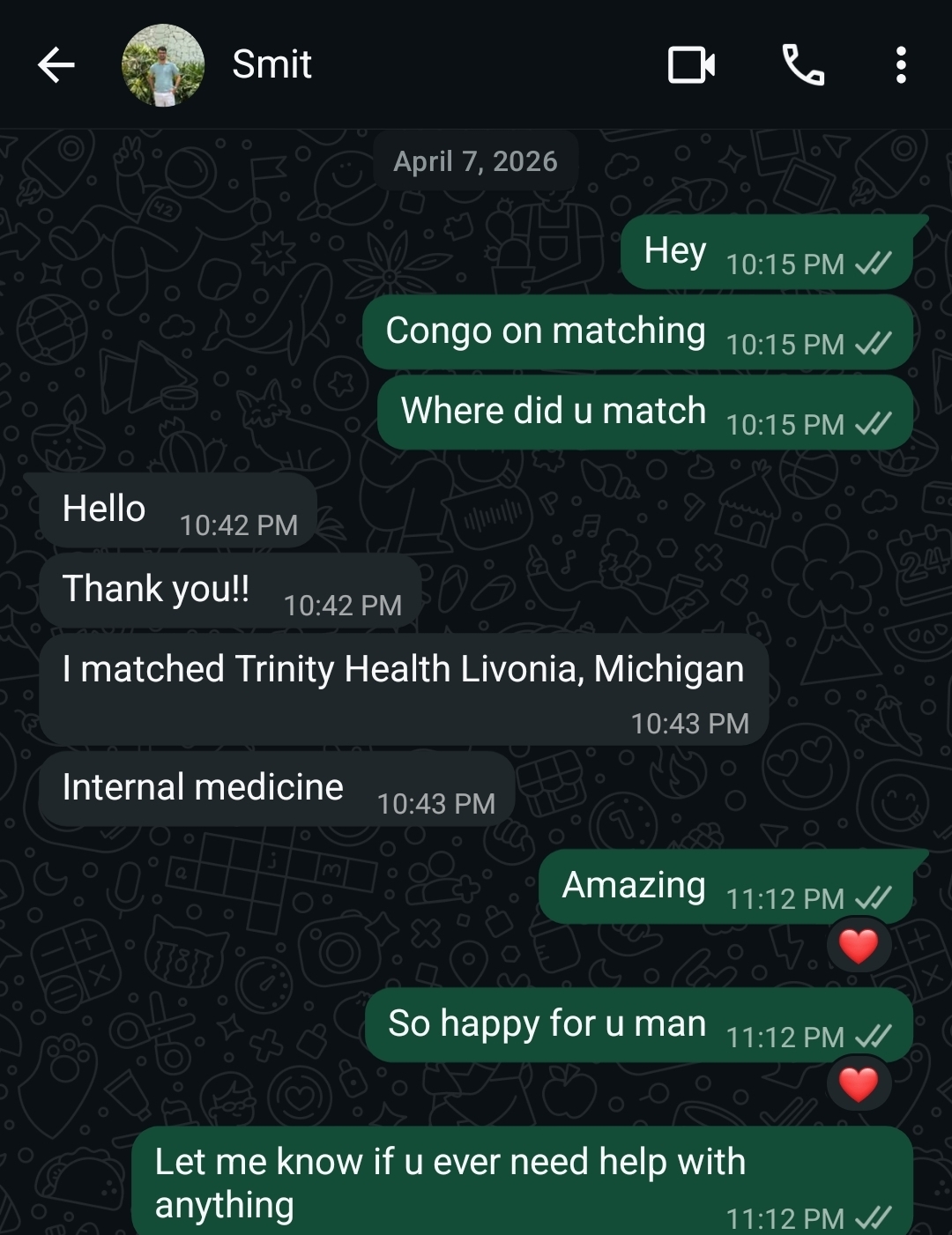 USMLE Wise student match testimonial