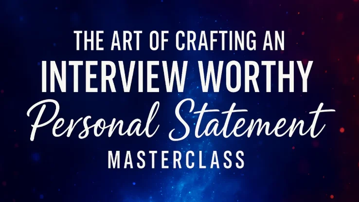 Personal Statement Masterclass