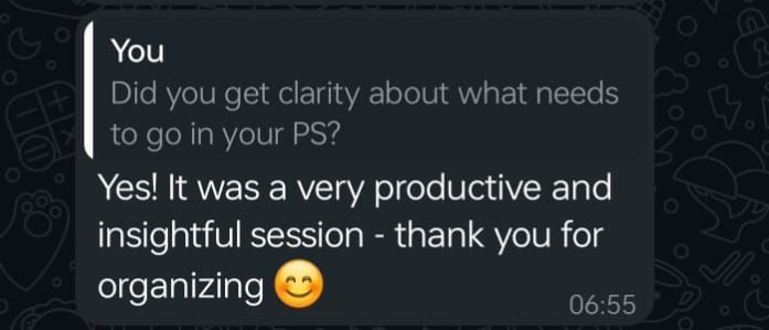 Student feedback 2