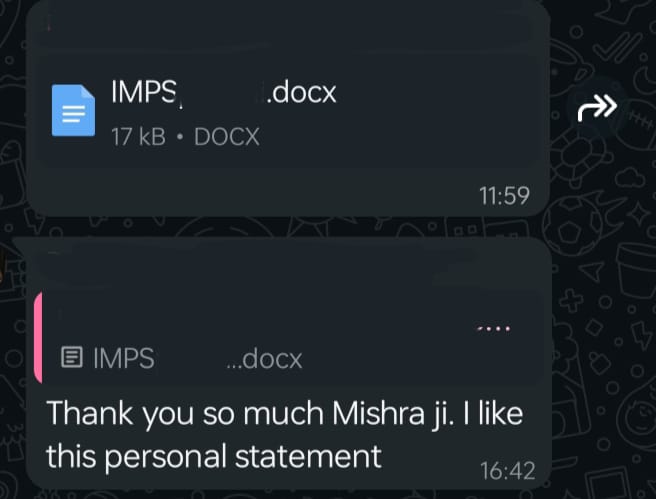 Student feedback 4